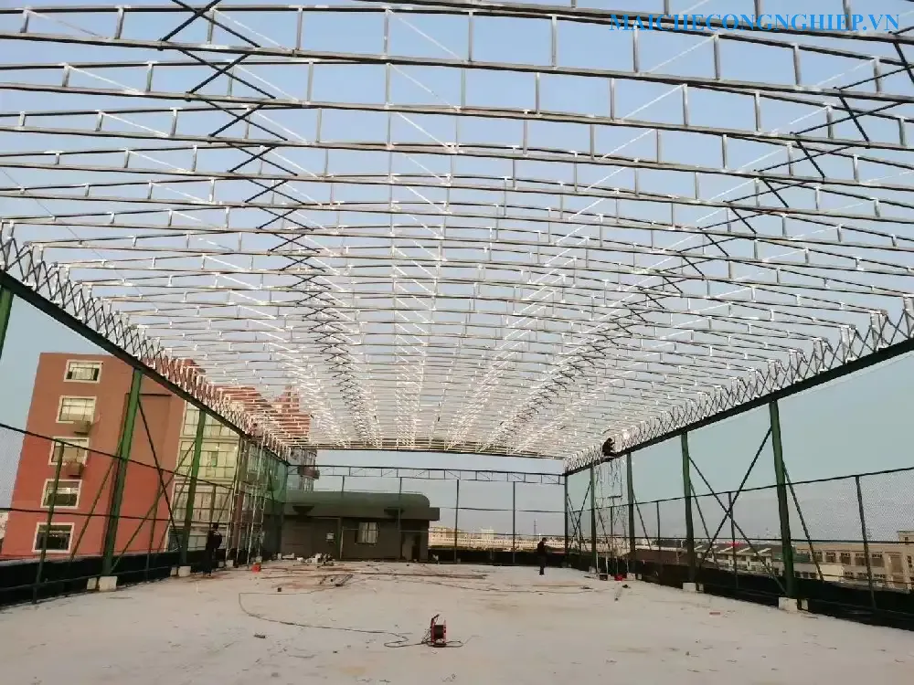 Mái Che Công Nghiệp Diện Tích Lớn SBM