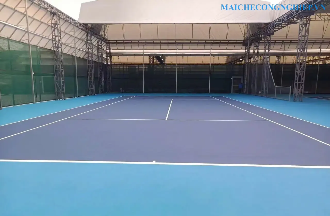 Mái Che Công Nghiệp Diện Tích Lớn Cho Sân Thể Thao